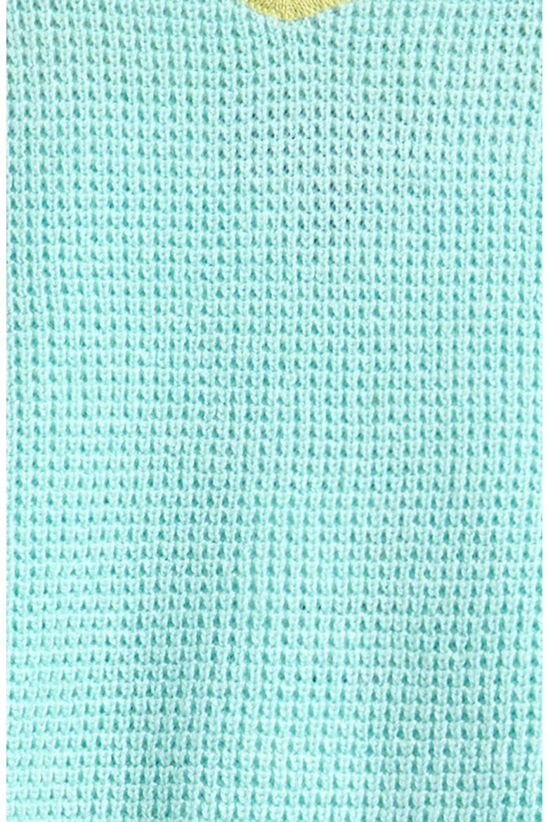 Kids' Knit Tank & Pleated Skirt Set, Alternate, color, AQUA LIME TIPPING