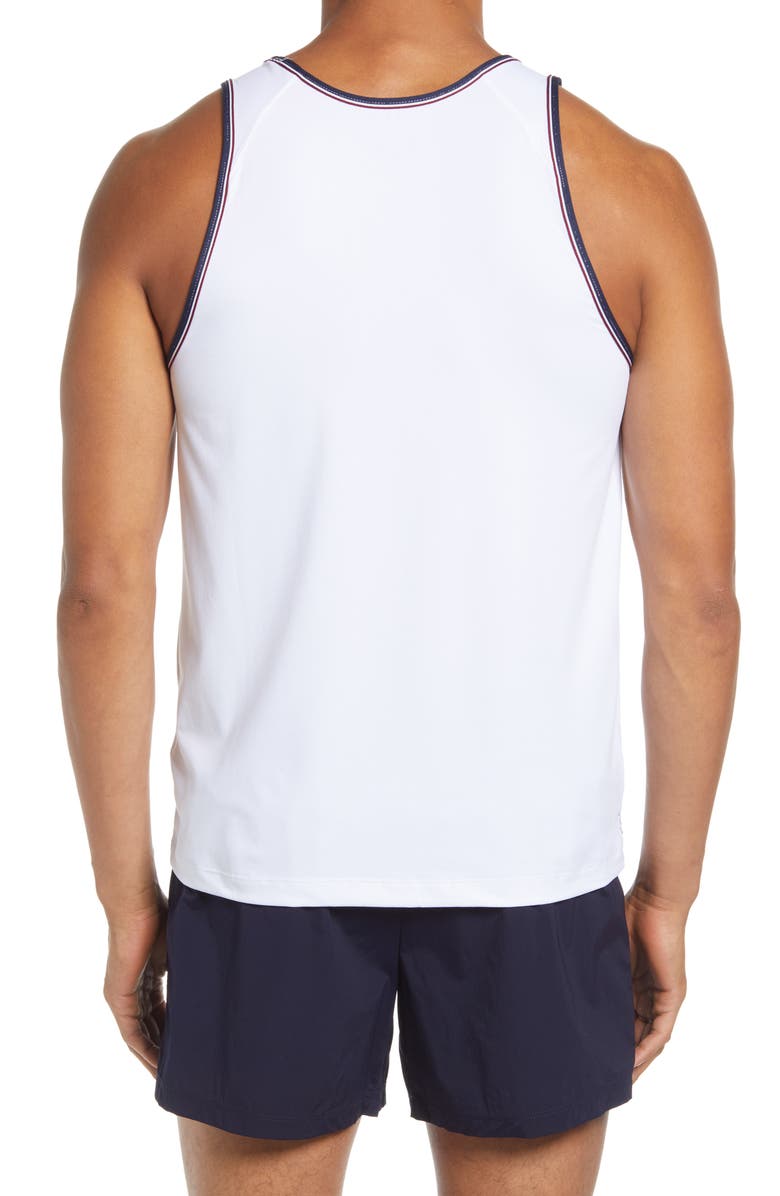 Rhone Men's Reign Retro Performance Tank, Alternate, color, 