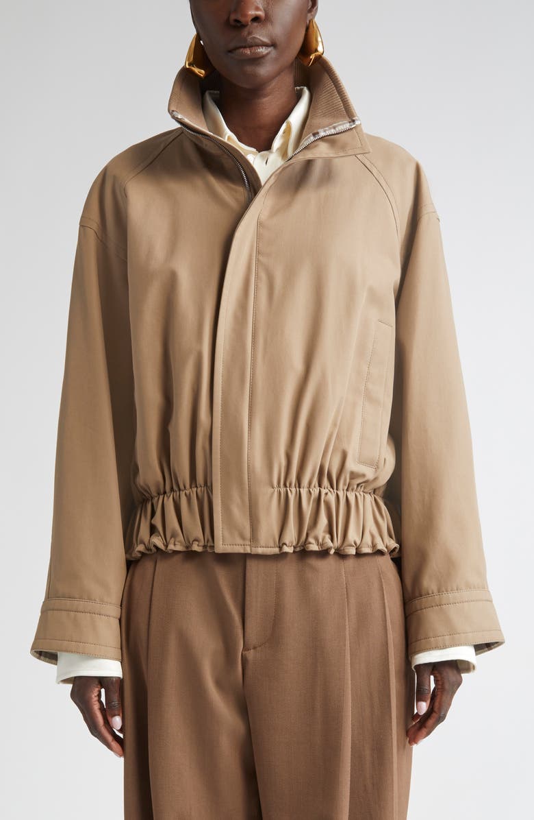 Bottega Veneta Oversize Cotton Twill Jacket, Main, color, 