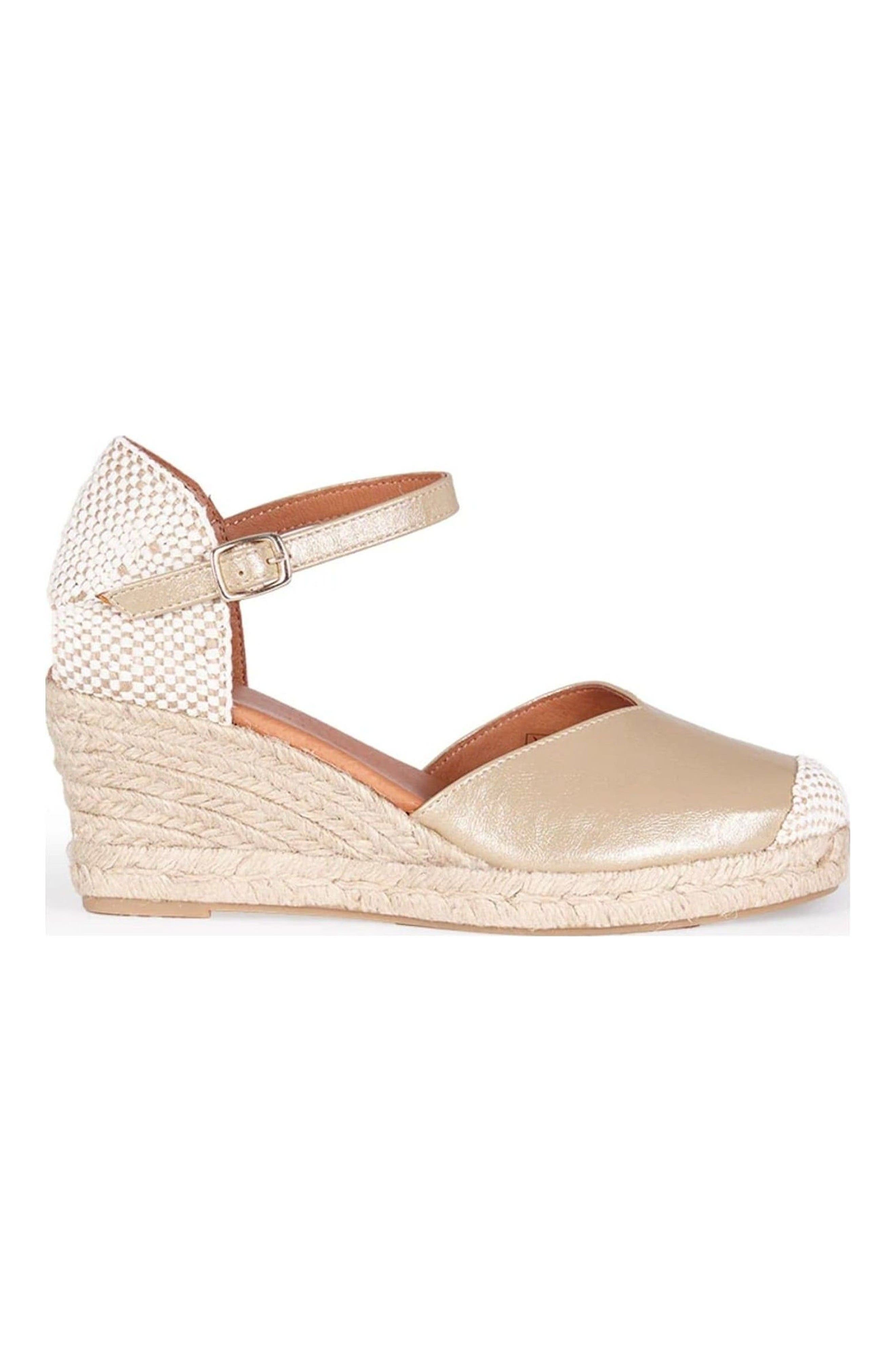 Jimena Mid Strap Espadrille Sandal, Alternate, color, Bronze