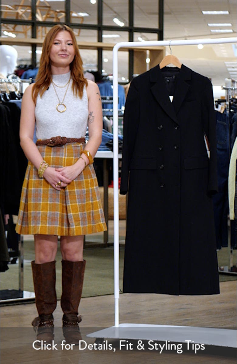 Double Breasted Long Blazer, sales video thumbnail