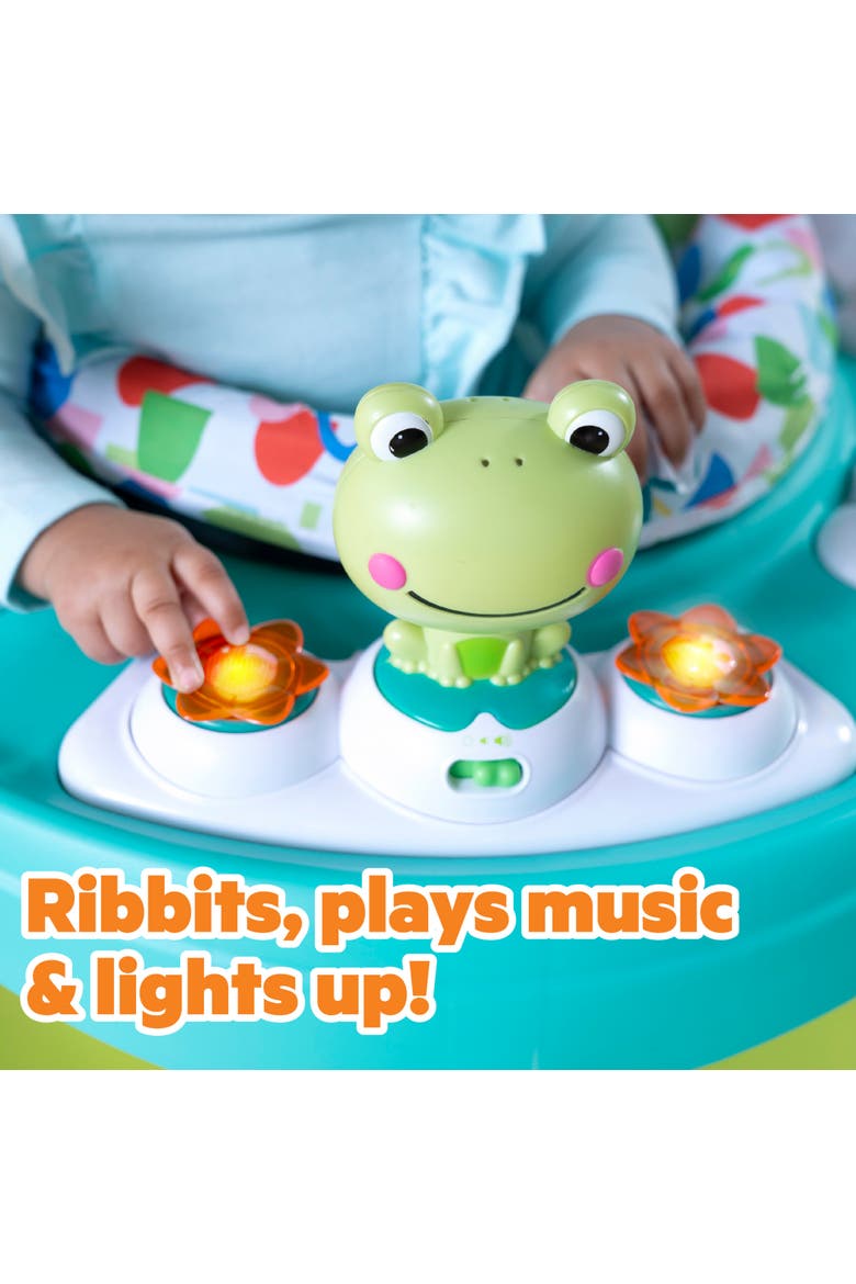 Bounce Bounce Baby 2-in-1 Activity Center Jumper & Table, Alternate, color, Green