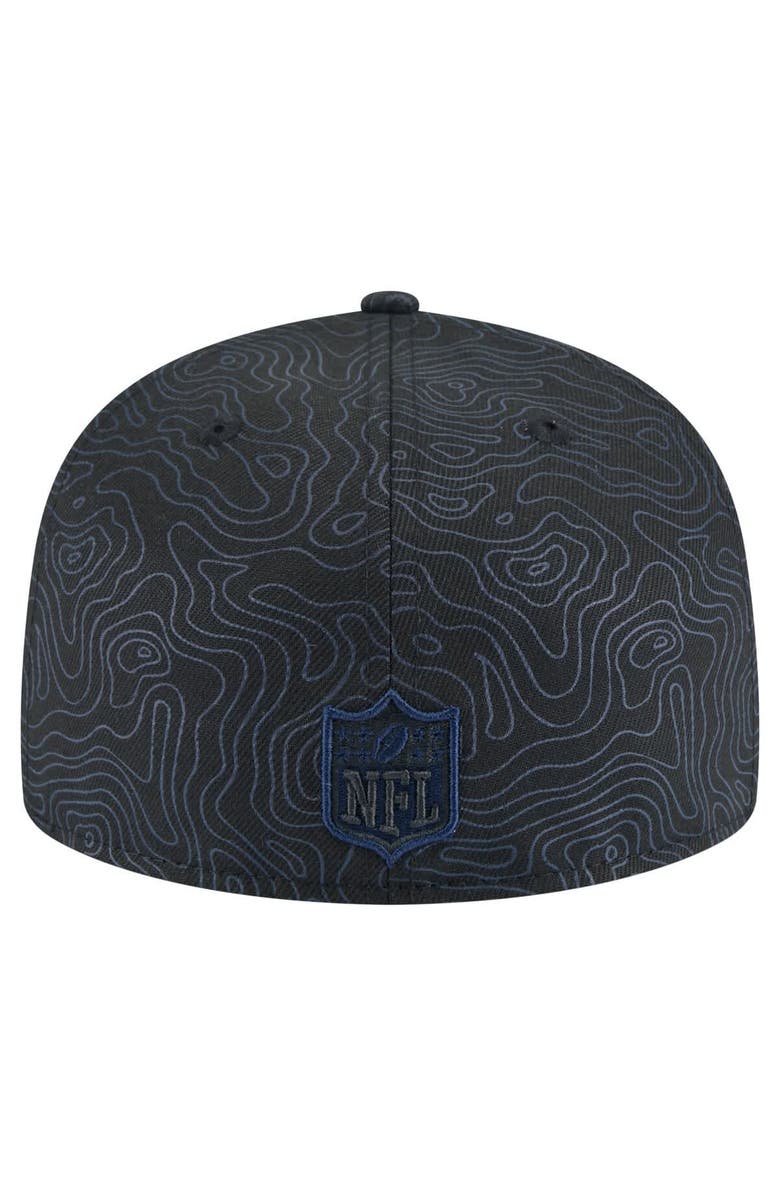 New Era Men's New Era Black Tennessee Titans Geo 59FIFTY Fitted Hat, Alternate, color, Black