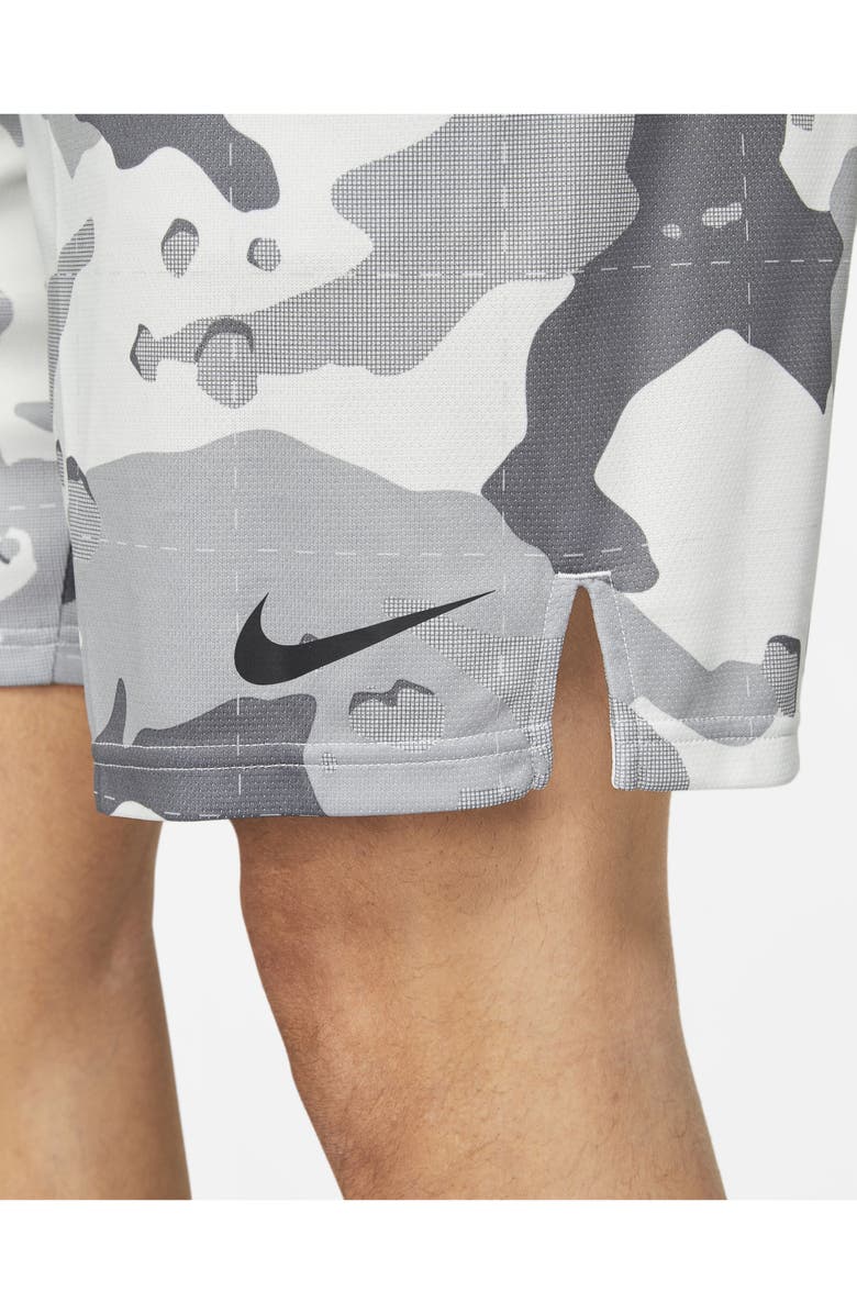 Nike Dri-FIT Camo Knit Training Shorts, Alternate, color,