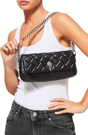Long Kensington Leather Shoulder Bag