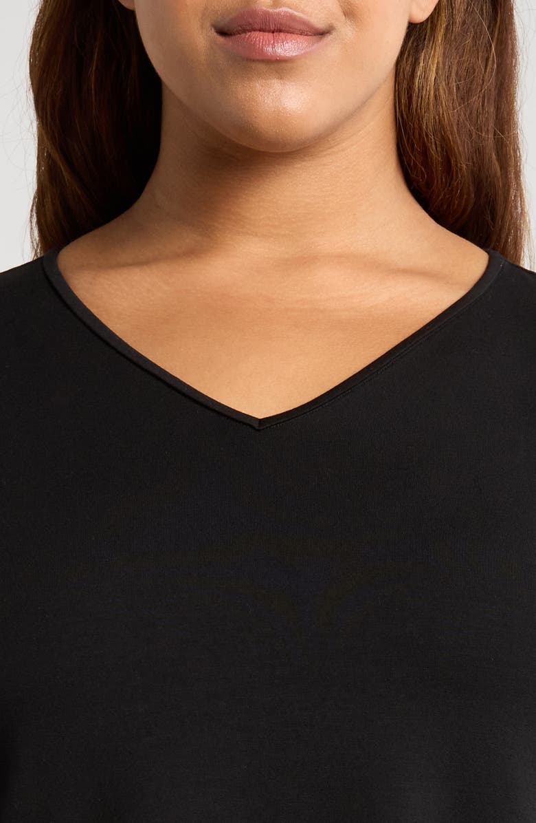 Eileen Fisher Easy V-Neck Tunic, Alternate, color, 