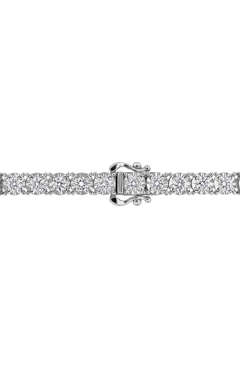Julianna B. 3 1/6ct. t.w. Lab-Grown Diamond Tennis Bracelet 14k, Alternate, color, 
