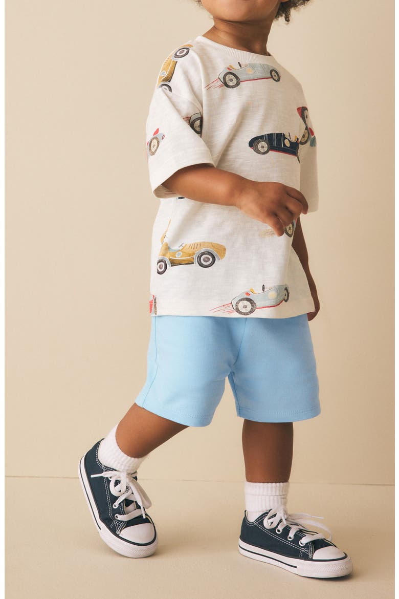Kids' Core Jersey Shorts, Alternate, color, BLUE