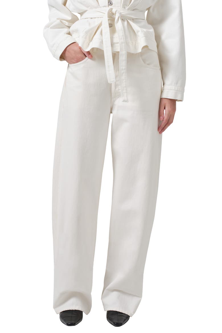 Ayla Super High Waist Baggy Jeans, Main, color, PASHMINA