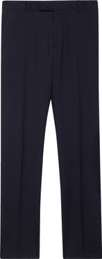 McQueen Low Rise Wool Cigarette Trousers