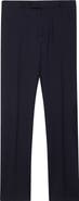 McQueen Low Rise Wool Cigarette Trousers