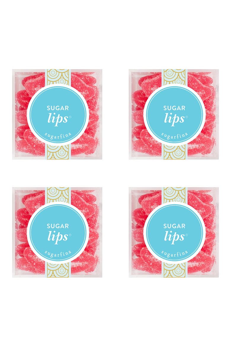 Sugar Lips Set of 4 Candy Cubes, Main, color, BLUE