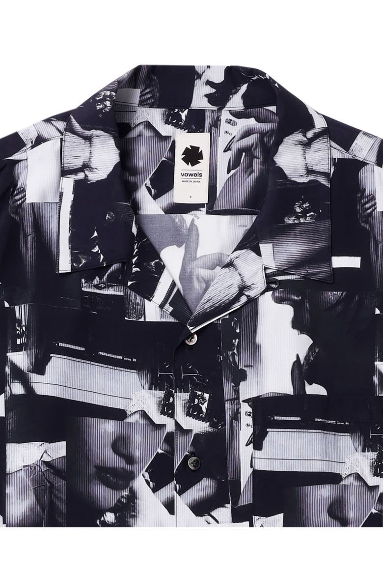 Printed Still Shirt, Alternate, color, Black