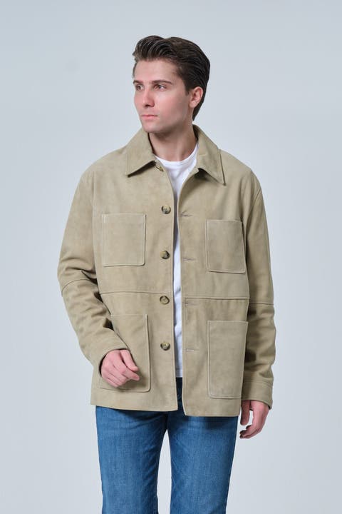 Beckett Suede Chore Jacket