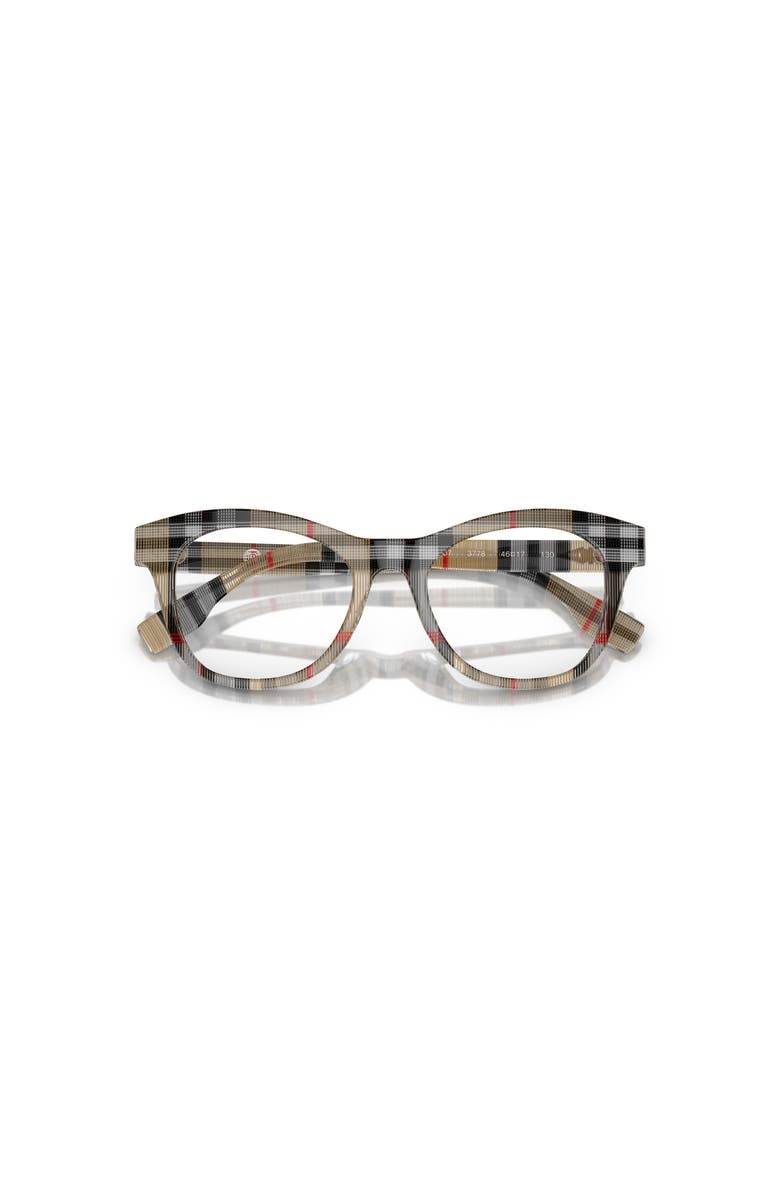 Burberry 46mm Cat Eye optical glasses, Alternate, color, Brown