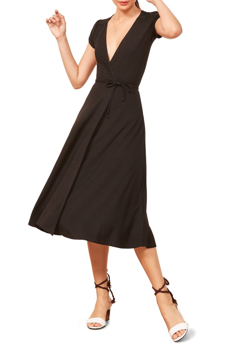 Reformation Becca Midi Dress, Main, color, 