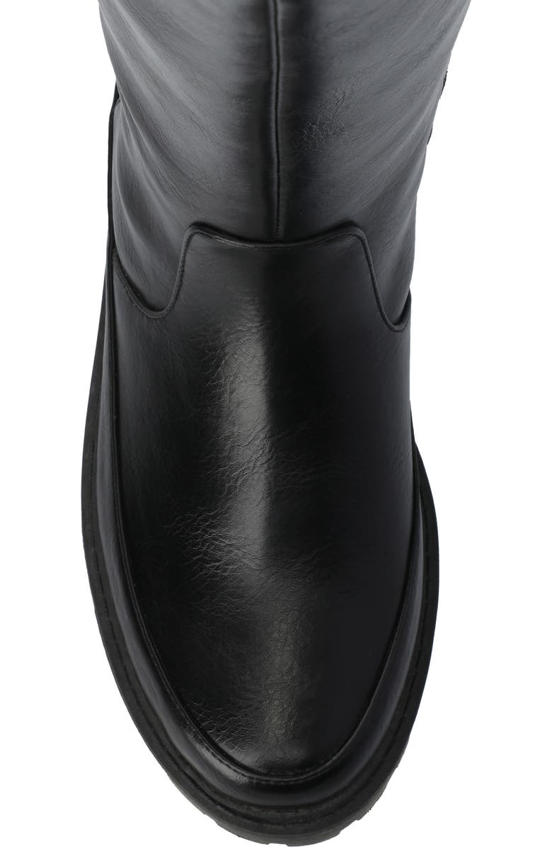 Journee Collection Zemmie Knee High Boot, Alternate, color, Black