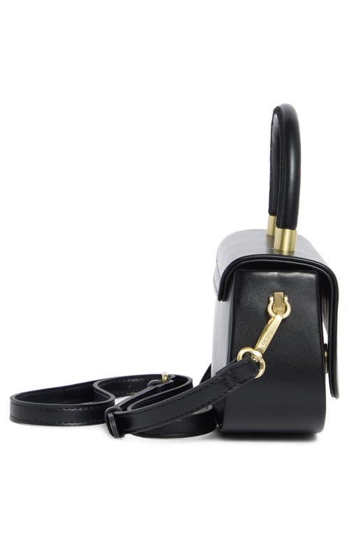 Bcbg Asymmetric Flap Top Handle Bag In Black