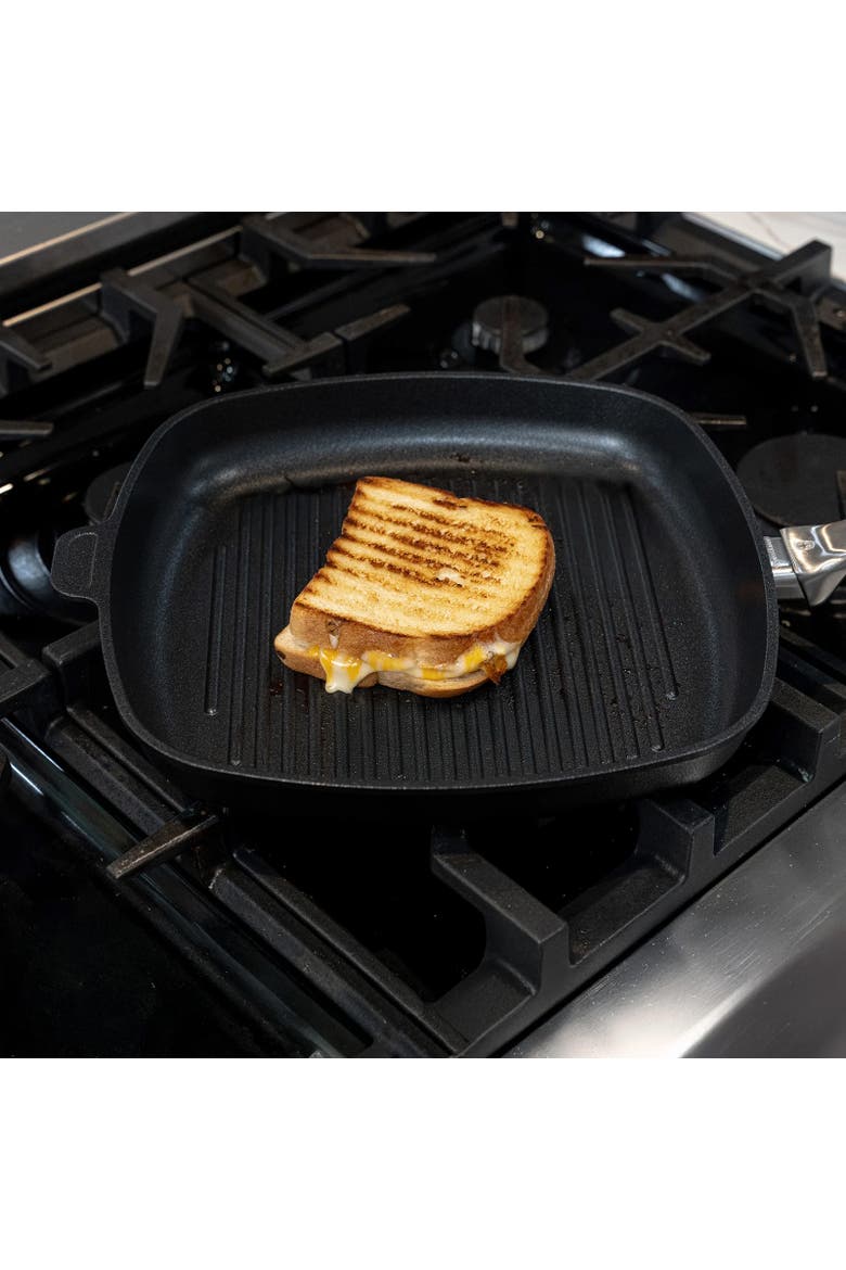 CHD Nonstick 11-Inch x 11-Inch Square Grill Pan, Alternate, color, Black