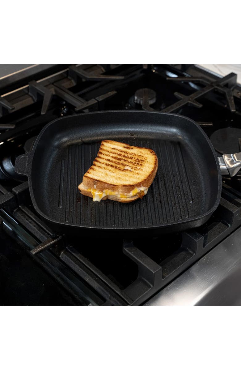 Swiss Diamond CHD Nonstick 11-Inch x 11-Inch Square Grill Pan, Alternate, color, Black