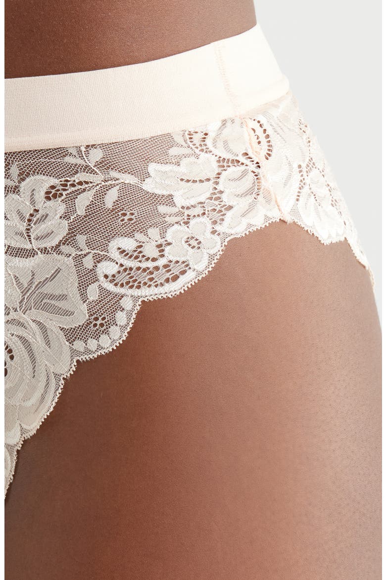 Floral Lace Briefs, Alternate, color, WHISPER PEACH