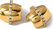 MacRae & Co. Mini Crystal Hoop Earrings