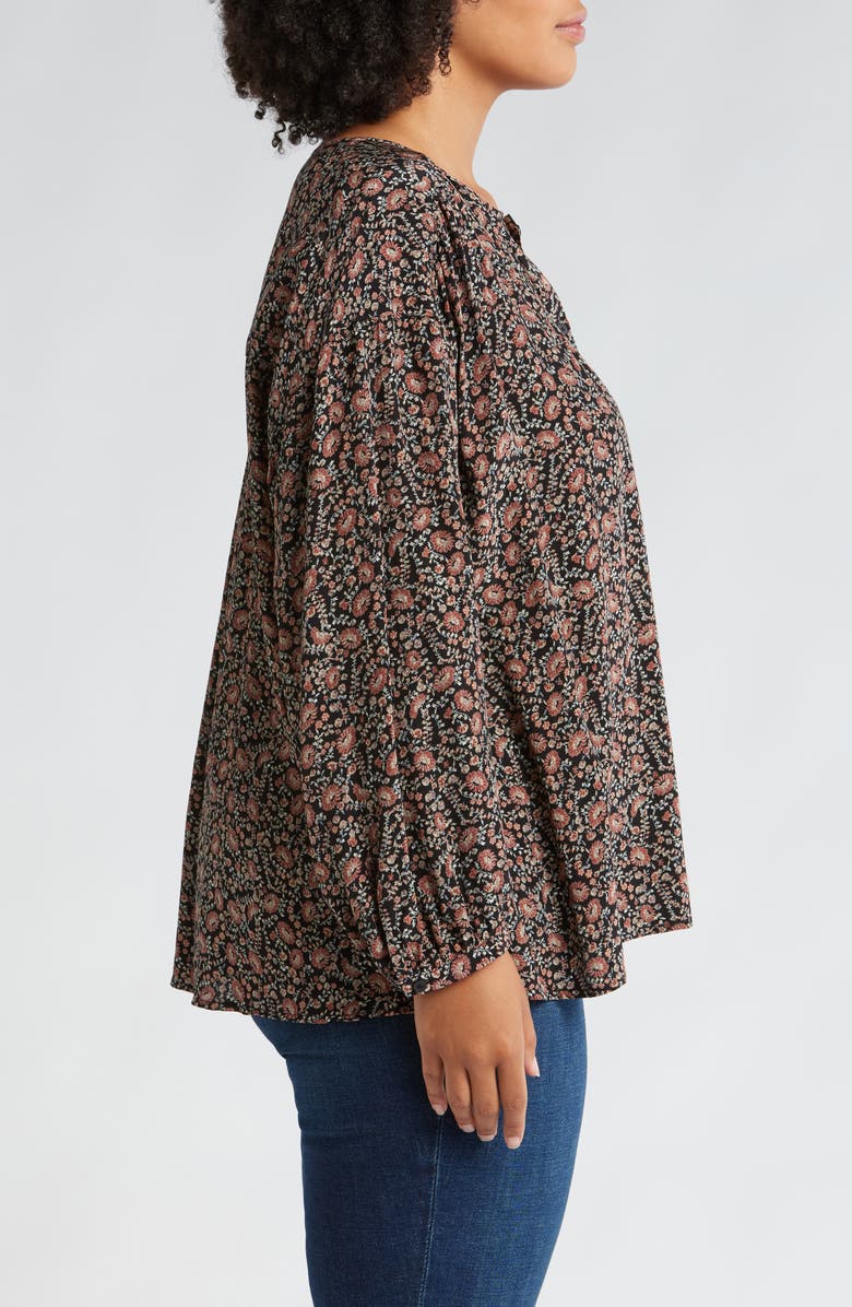 Treasure & Bond Floral Button-Up Top, Alternate, color,