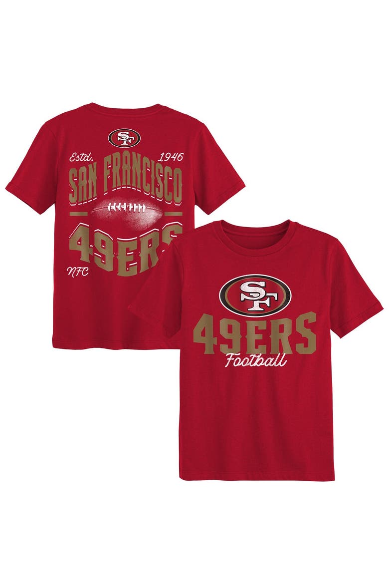 Toddler Outerstuff  Scarlet San Francisco 49ers Top Pick T-Shirt, Main, color, Scarlet