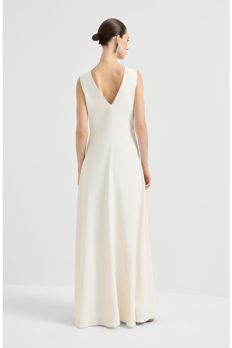 Fluid dress, Alternate, color, Chalk