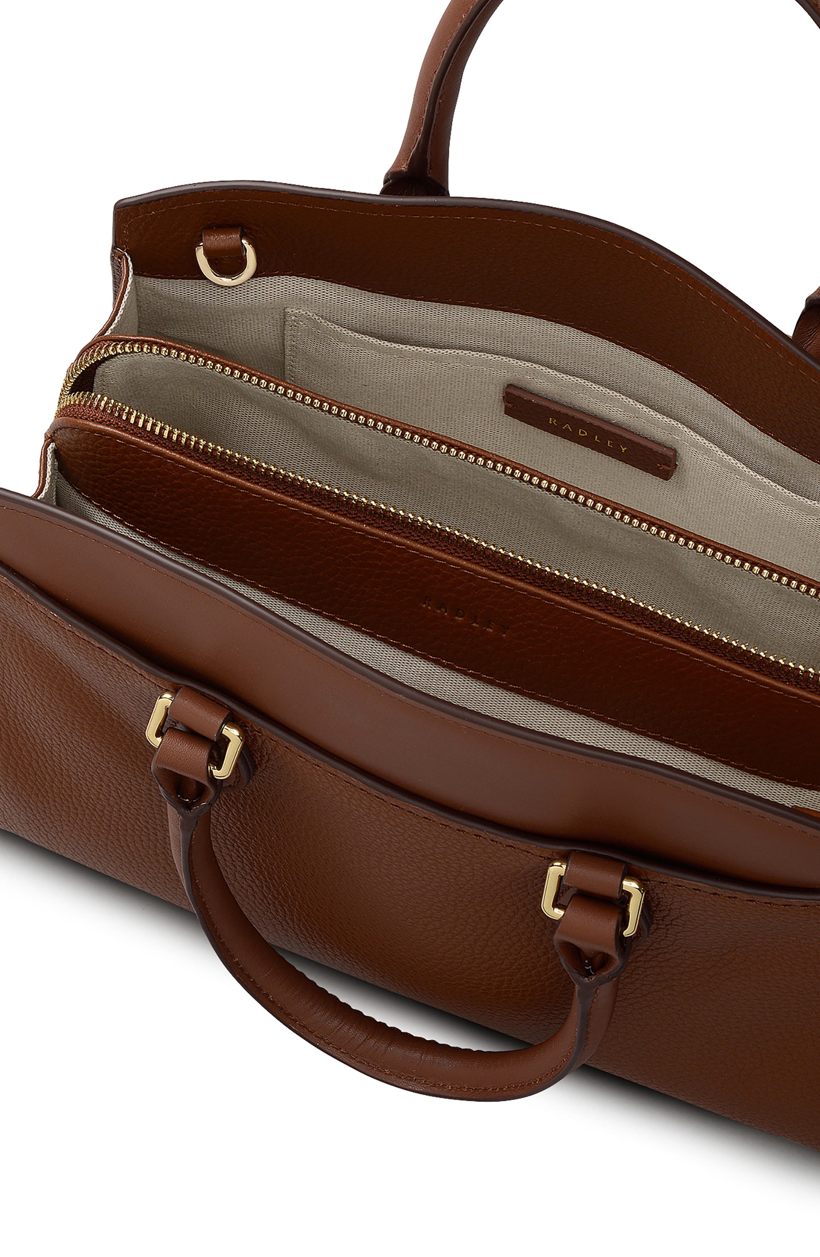 Radley Medium Portland Way Zip Tote Bag, Alternate, color, Cherrywood