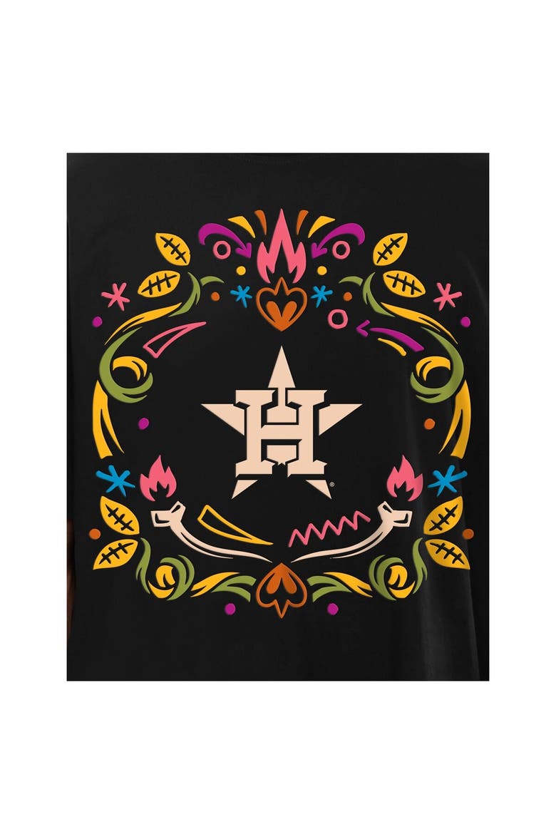 Men's New Era Black Houston Astros Día de los Muertos T-Shirt, Alternate, color, Black