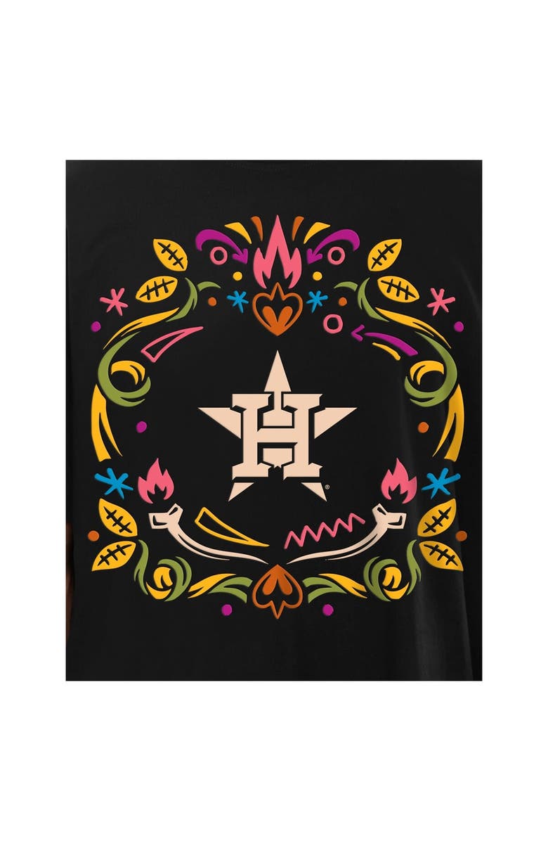 New Era Men's New Era Black Houston Astros Día de los Muertos T-Shirt, Alternate, color, Black