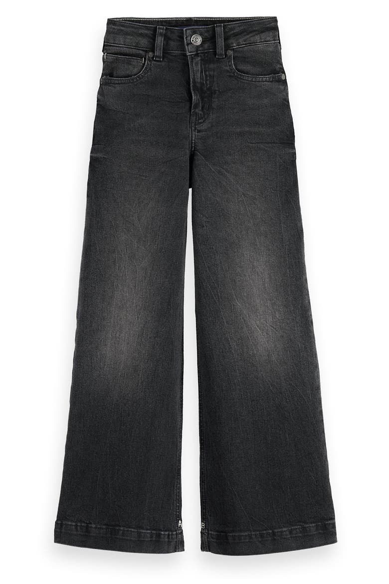 Kids' The Wave Wide Leg Jeans, Main, color, BLACK NIGHT