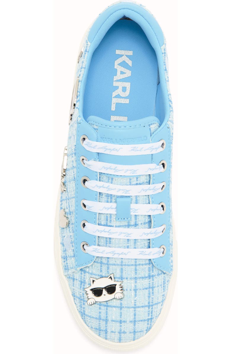 KARL LAGERFELD PARIS Cate Pins Sneaker, Alternate, color, Baltic Blue