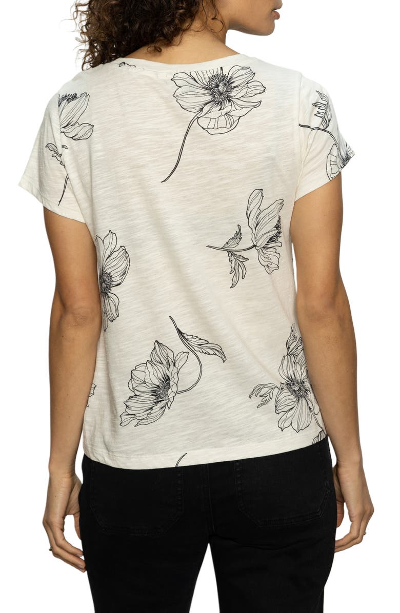 Sanctuary The Perfect T-Shirt, Alternate, color, Sketched