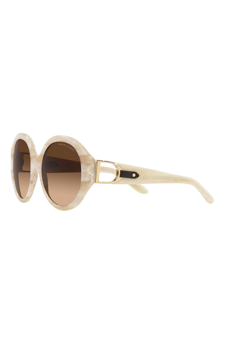 Ralph Lauren 56mm Round Sunglasses, Alternate, color, 