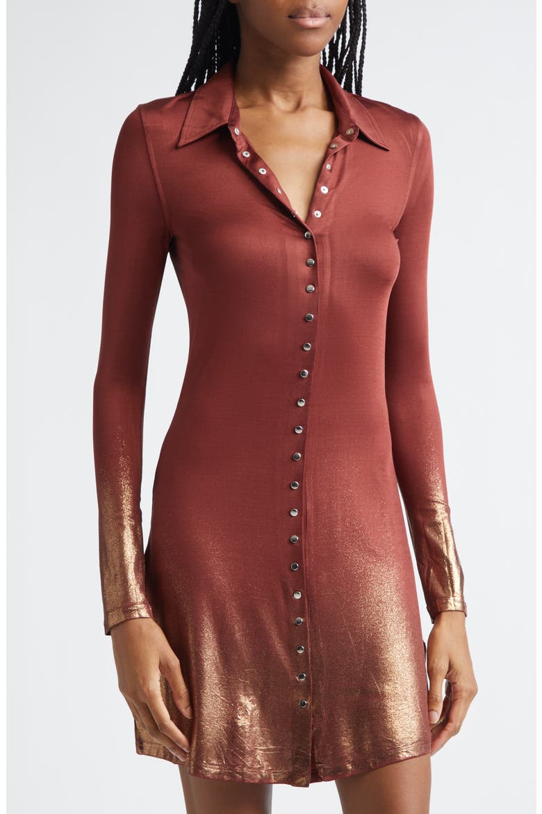 D-Pol Minidress, Alternate, color, BROWN