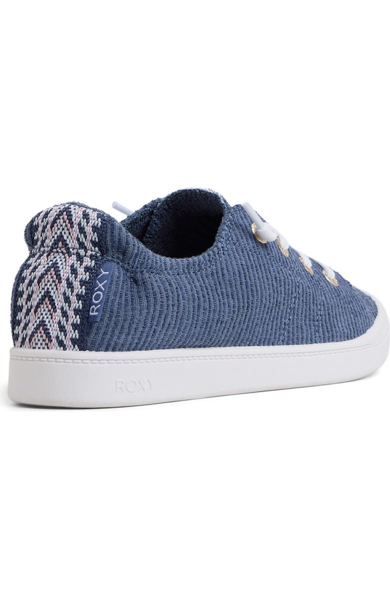 Roxy Bayshore Plus Sneaker, Alternate, color, Medium Indigo Wash