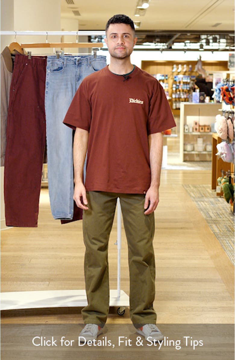 Dickie Diner Cotton Graphic T-Shirt, sales video thumbnail