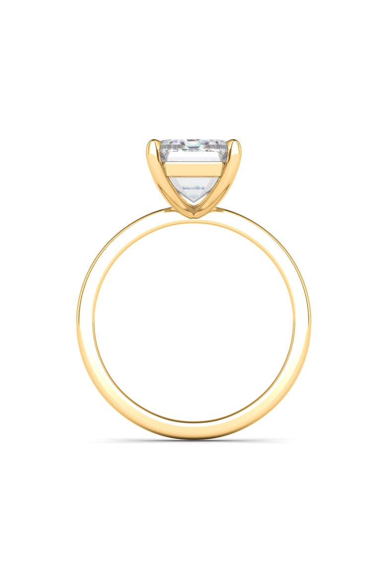 Emerald Cut Lab Created Diamond Ring, Alternate, color, 2.50 CTW 18K YELLOW GOLD