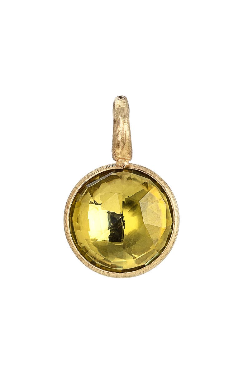 Marco Bicego Jaipur 18K Gold Small Lemon Citrine Pendant, Main, color,