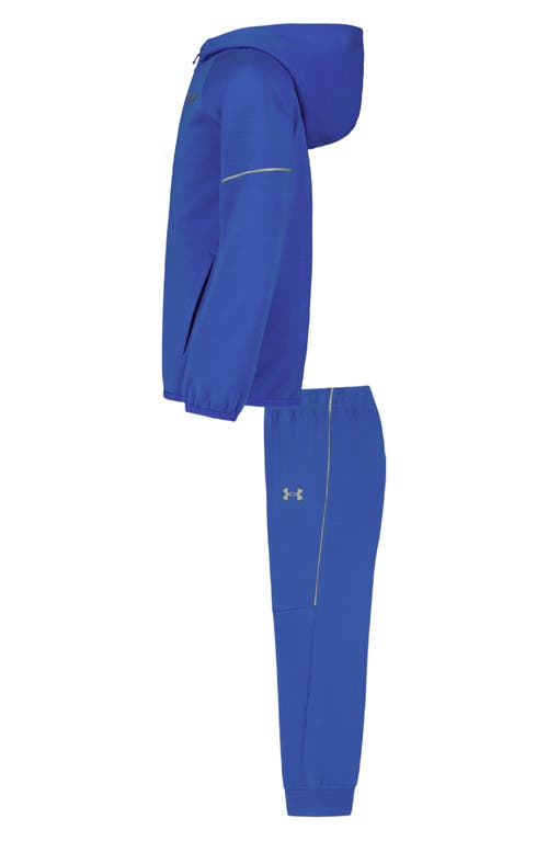 Under Armour Kids' Double Knit Hoodie & Sweatpants Set In Blue