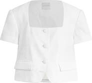Favorite Daughter The Mayfair Linen Blend Top