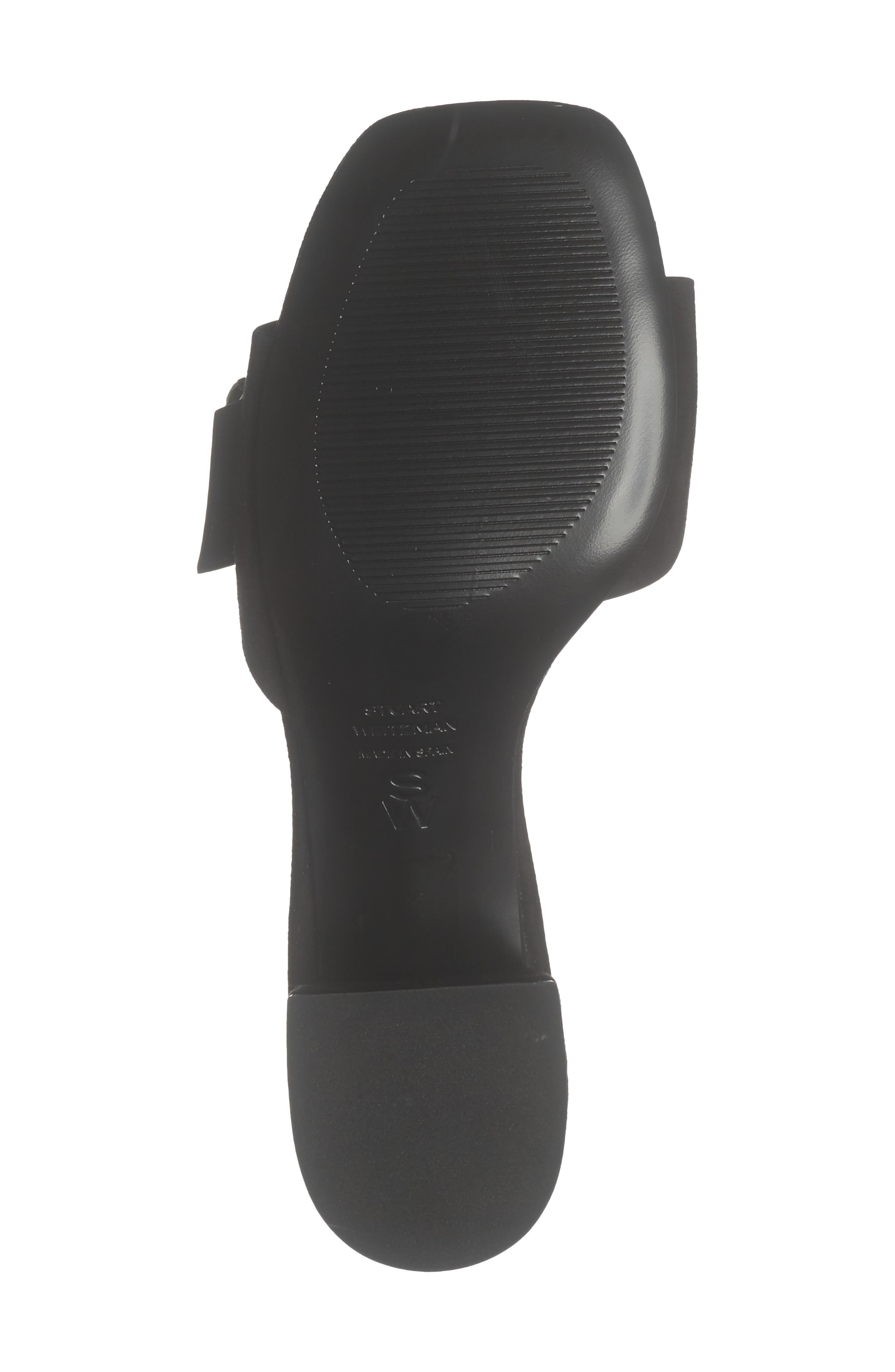 Stuart Weitzman Sloane 35 Slide Sandal, Alternate, color, Black