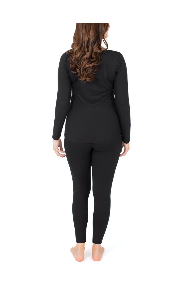 Jane Nursing Pajama Set, Alternate, color, Black