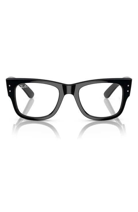 Mega Wayfarer 51mm Square Optical Glasses