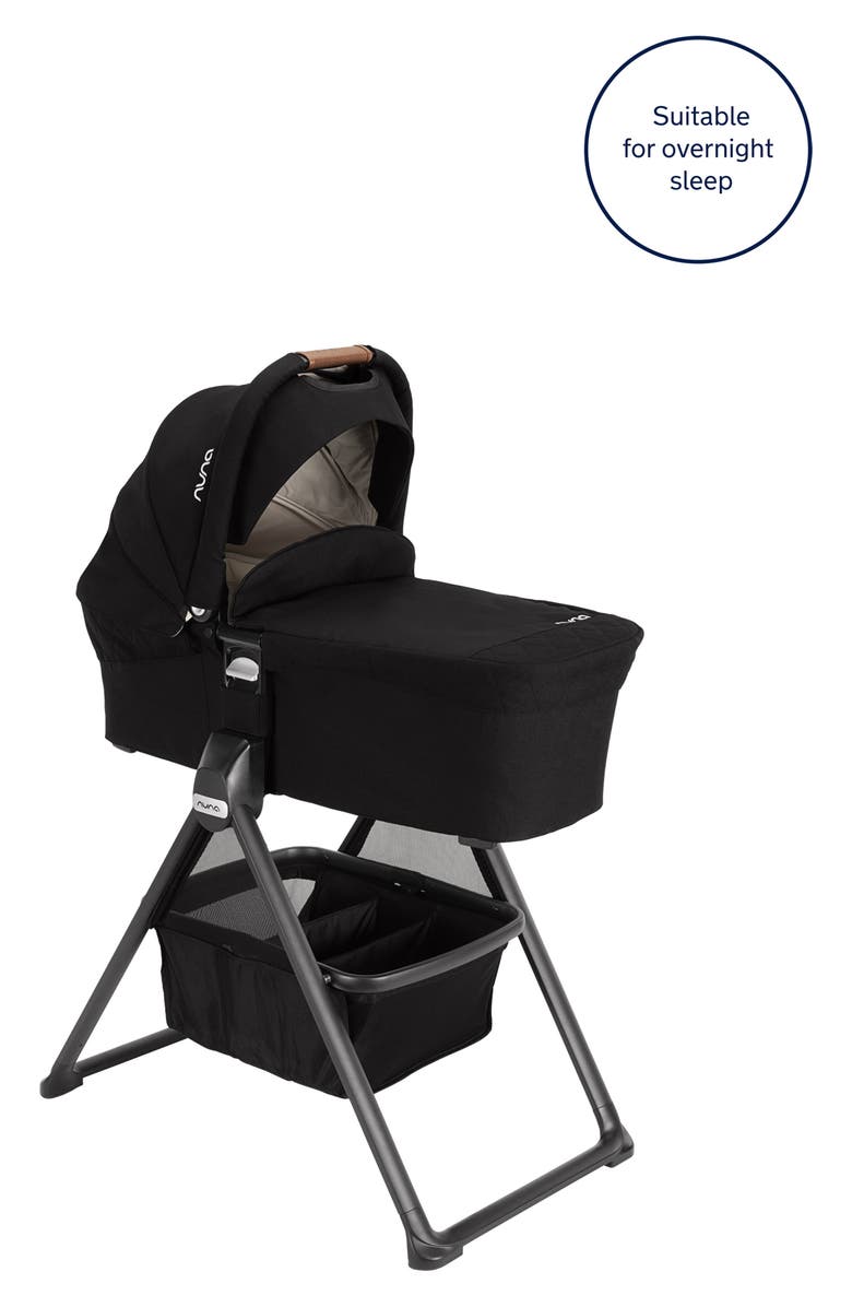 Nuna mixx series<sup>™</sup> bassinet + stand, Alternate, color, Caviar