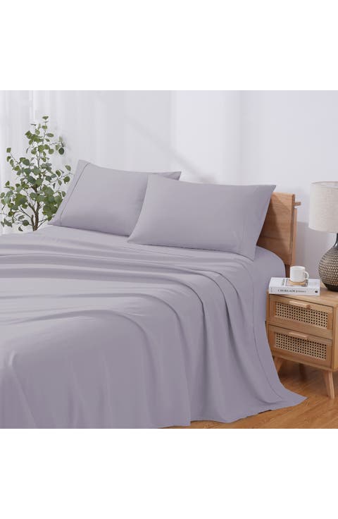 Solid Microfiber Sheet Set