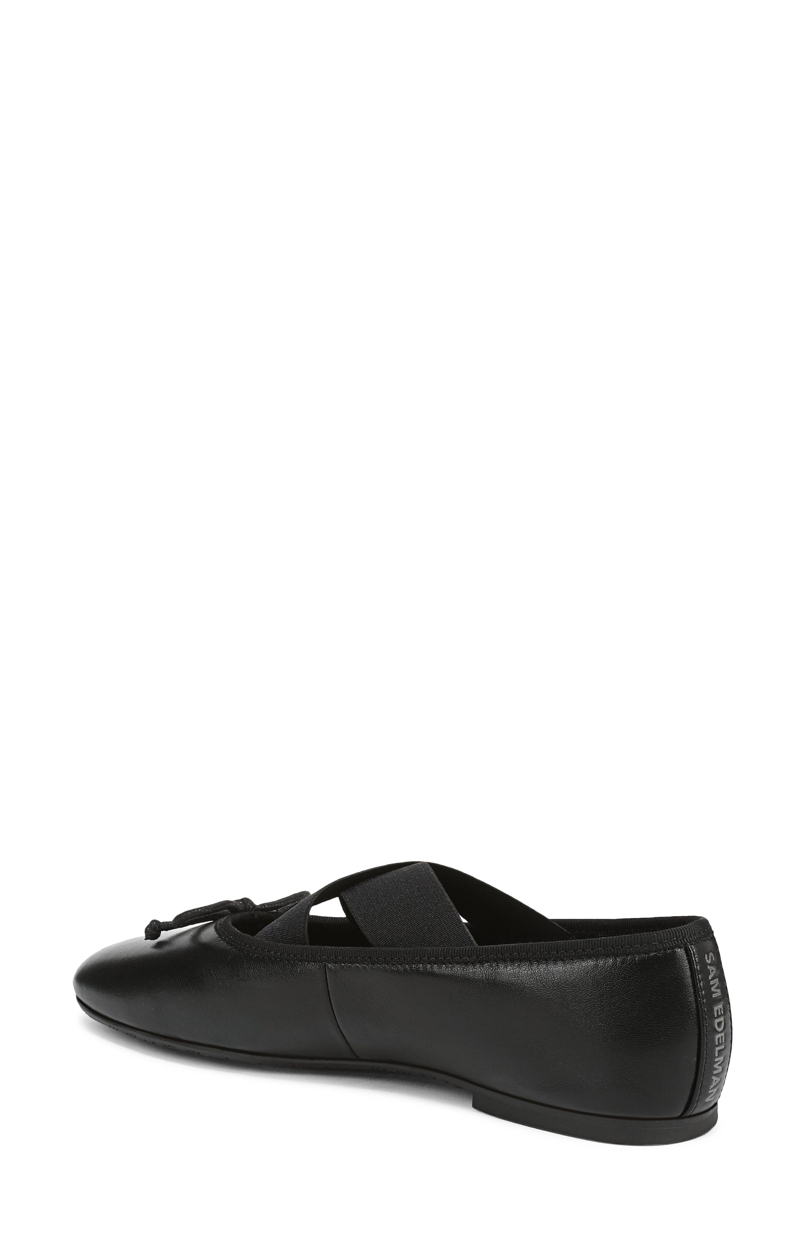 Sam Edelman Arya Ballet Flat, Alternate, color, Black Leather