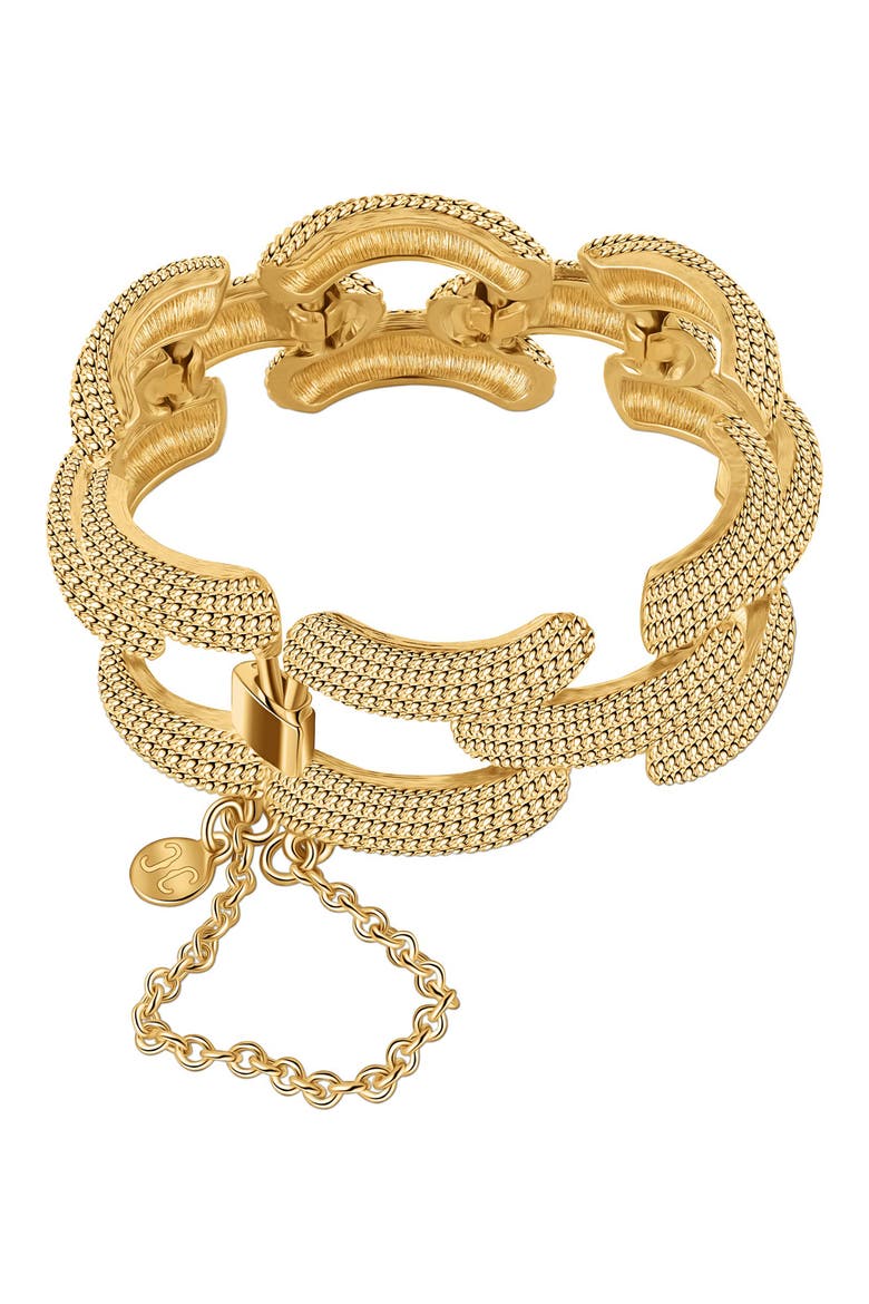 Weave Bracelet, Main, color, 14K GOLD